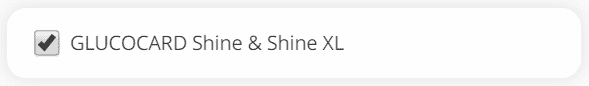 GLUCOCARD Shine Shine XL 1