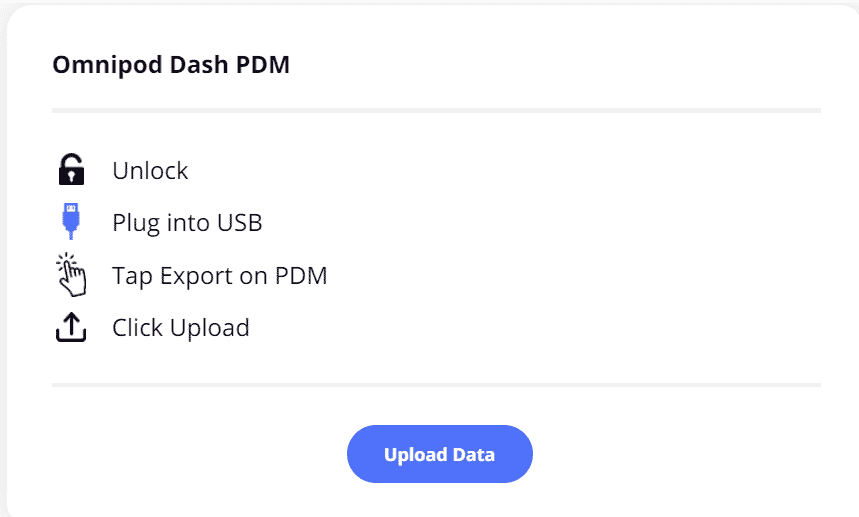Omnipod Dash Upload