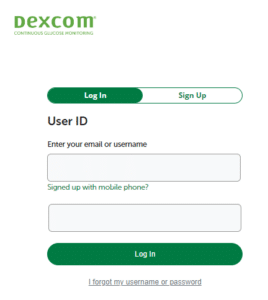 Dexcom pt login